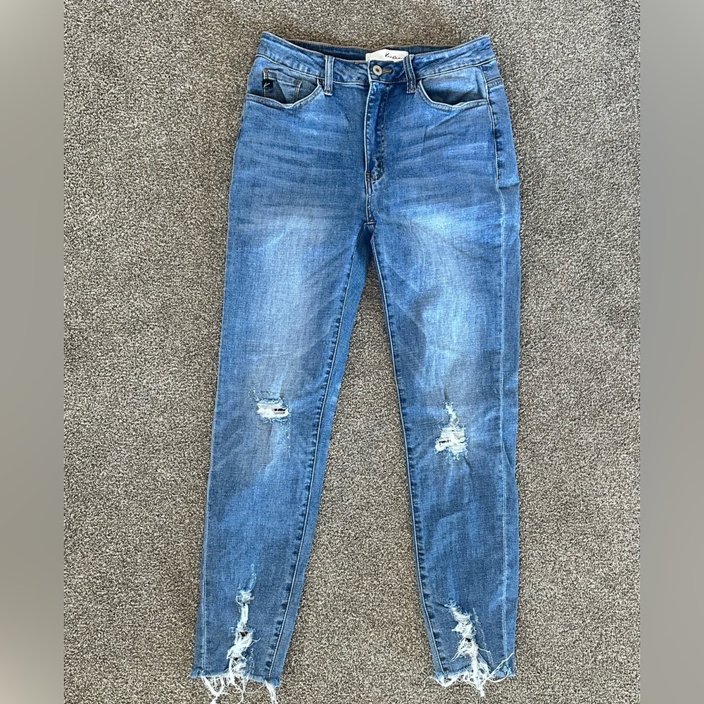 Women’s KanCan Distressed Blue Slim Jeans